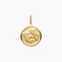 Eros Milano Pendants Medallion Guardian Angel Medallion in 18k Gold Vermeil