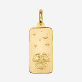 Eros Milano Pendants Zodiac Rectangle Pendant (Gold)