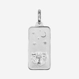 Eros Milano Pendants Zodiac Rectangle Pendant in Sterling Silver