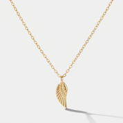 Angel Wing Adjustable Necklalce (Gold)
