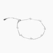 Grace Blooms Bracelet Silver Meg Station Bracelet (Silver)