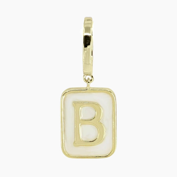 Grace Blooms Charm B Classic Initial Charm (Gold)