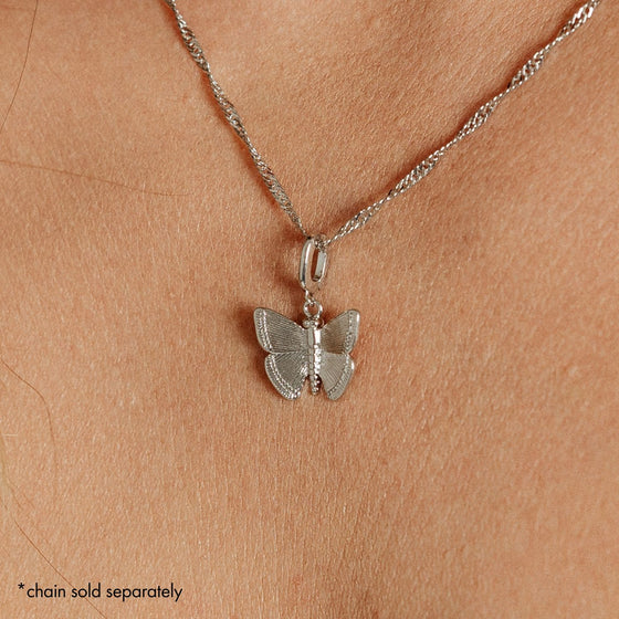 Grace Blooms Charm Butterfly Charm (Silver)
