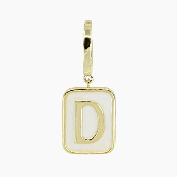 Grace Blooms Charm D Classic Initial Charm (Gold)
