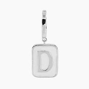 Grace Blooms Charm D Classic Initial Charm (Silver)