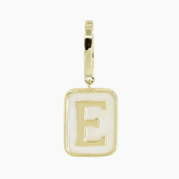 Grace Blooms Charm E Classic Initial Charm (Gold)