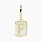 Grace Blooms Charm F Classic Initial Charm (Gold)