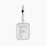 Grace Blooms Charm F Classic Initial Charm (Silver)