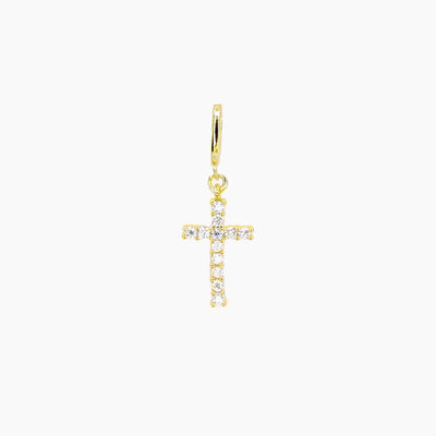Grace Blooms Charm Gold Cross Charm (Gold)