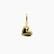 Grace Blooms Charm Gold Heart Charm (Gold)