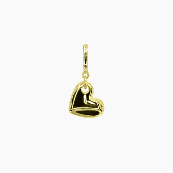 Grace Blooms Charm Gold Heart Charm (Gold)