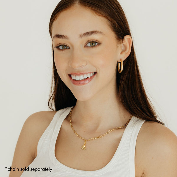 Grace Blooms Charm Heart Charm (Gold)