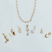 Grace Blooms Charm Heart Locket Charm (Gold)