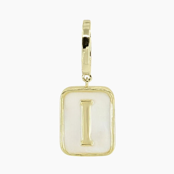 Grace Blooms Charm I Classic Initial Charm (Gold)