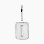 Grace Blooms Charm I Classic Initial Charm (Silver)