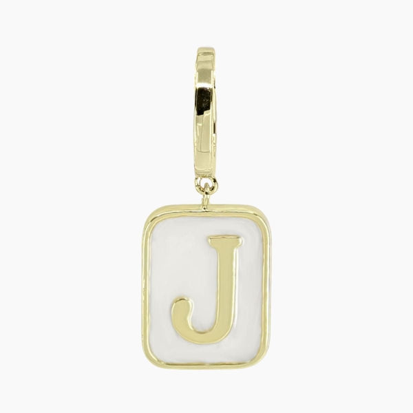 Grace Blooms Charm J Classic Initial Charm (Gold)