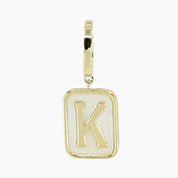 Grace Blooms Charm K Classic Initial Charm (Gold)