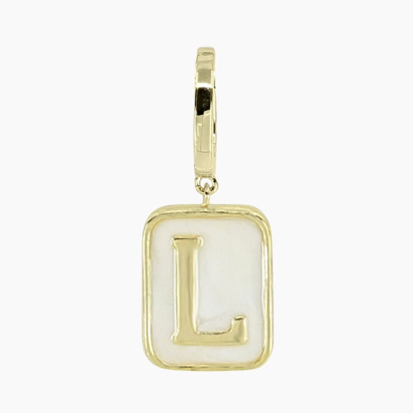 Grace Blooms Charm L Classic Initial Charm (Gold)
