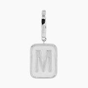 Grace Blooms Charm M Classic Initial Charm (Silver)
