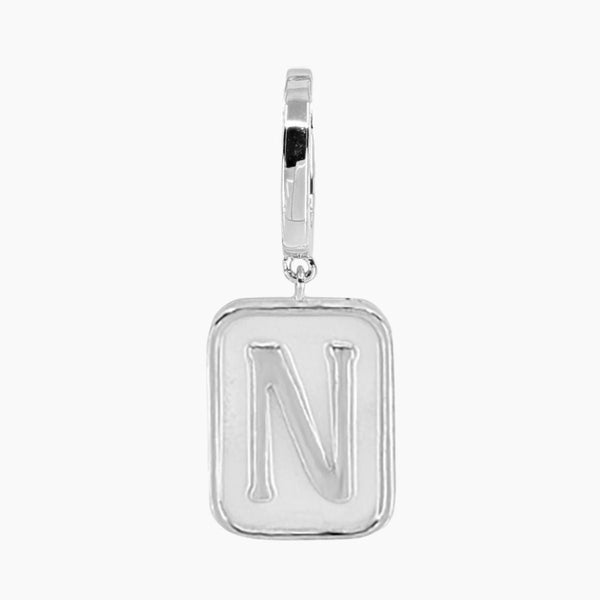 Grace Blooms Charm N Classic Initial Charm (Silver)