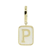 Grace Blooms Charm P Classic Initial Charm (Gold)
