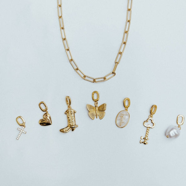 Grace Blooms Charm Pearl Charm (Gold)