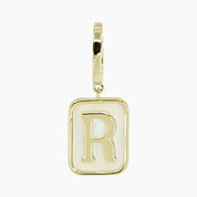 Grace Blooms Charm R Classic Initial Charm (Gold)