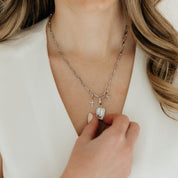 Grace Blooms Charm Silver Bow Charm (Silver)