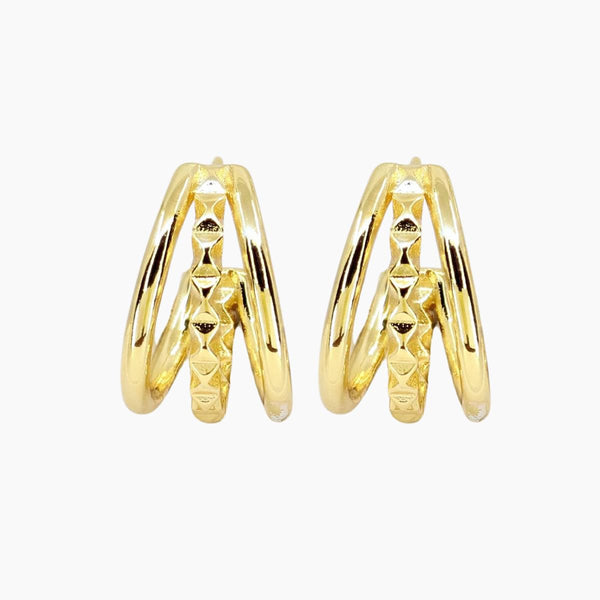 Grace Blooms Earrings Gold Abigail Earrings (Gold)