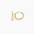 Grace Blooms Earrings Gold Charlotte CZ Hoops (Gold)