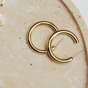 Grace Blooms Earrings Gold Ella Earrings Medium (Gold)