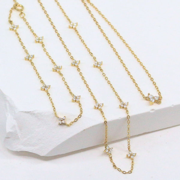 Grace Blooms Necklace Nova Station Necklace (Gold)