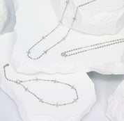 Grace Blooms Necklace Nova Station Necklace (Silver)
