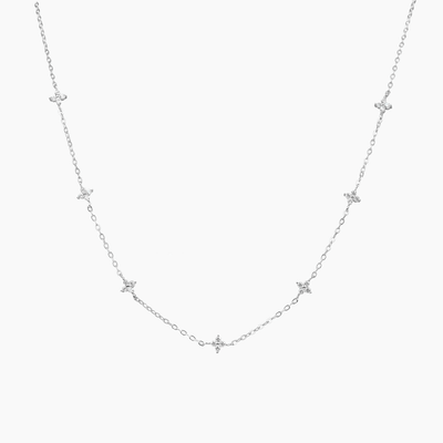 Grace Blooms Necklace Nova Station Necklace (Silver)