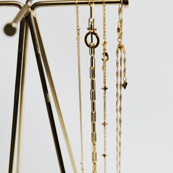 Grace Blooms Necklaces,Chains Gold Addie Adjustable Chain (Gold)