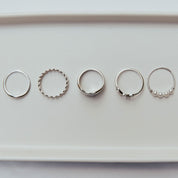 Grace Blooms Rings Bow Ring (Silver)