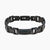 Italgem Steel Bracelets,Men's Italgem Black Stainless Steel Classico Cable Men's Bracelet