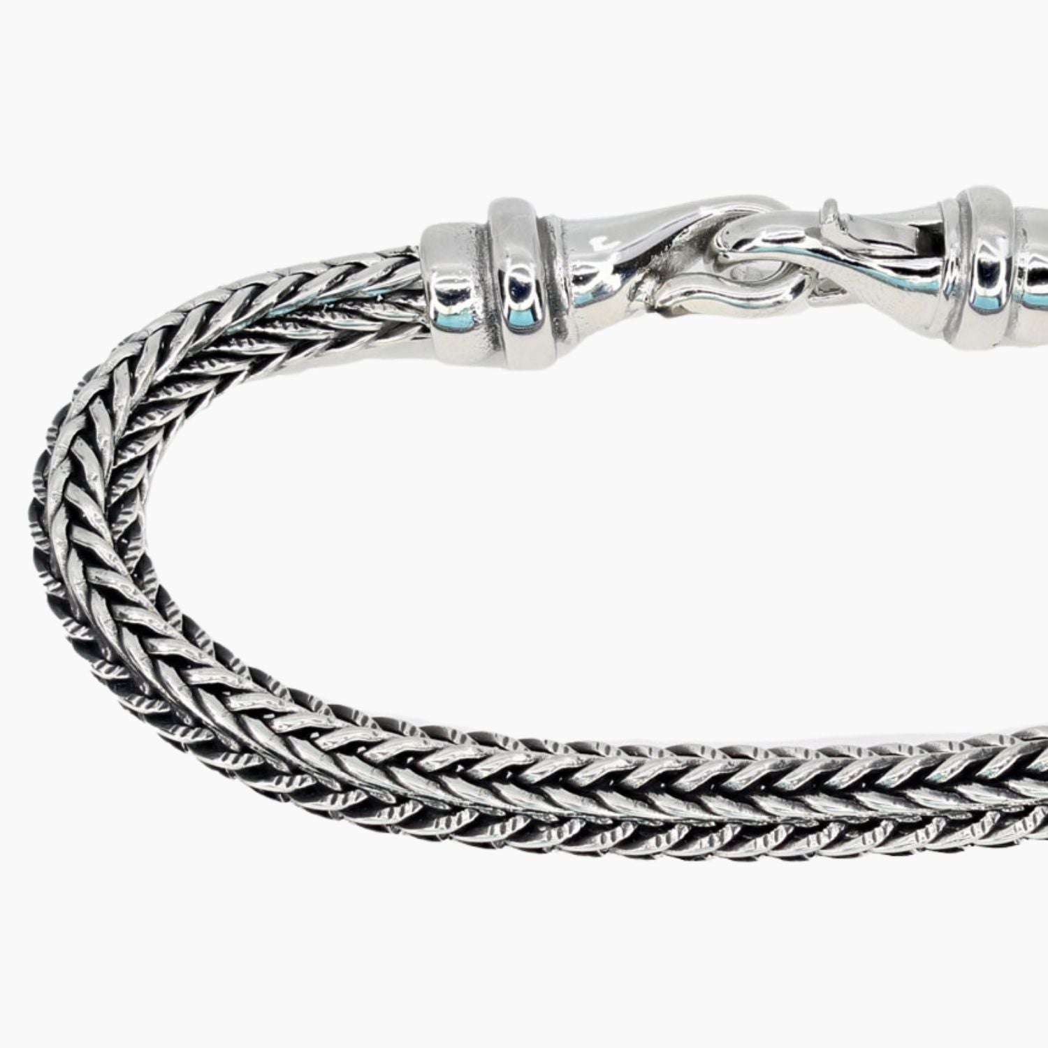 Italgem Stainless Steel Grano Wheat Men's Bracelet