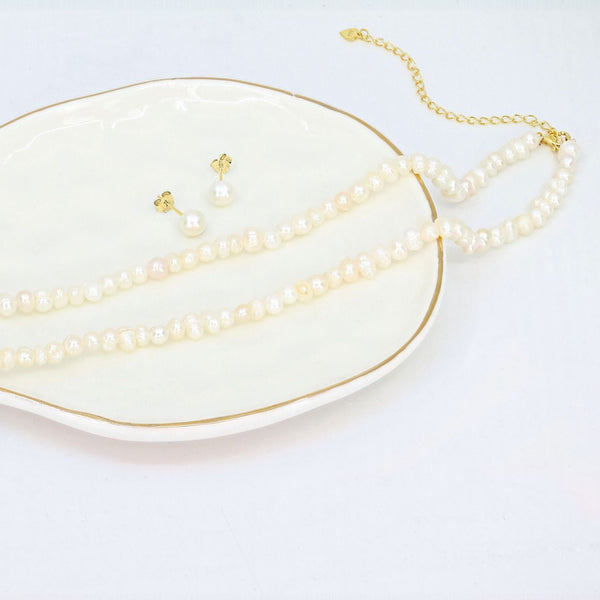 Masami Pearls Necklaces Natural Freshwater Pearl Necklace