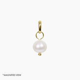 Masami Pearls Pendants Gold Freshwater Pearl Pendant Charm (Gold)