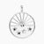 Masami Pearls Pendants Mother of Pearl Sun &Stars Pendant (Silver)
