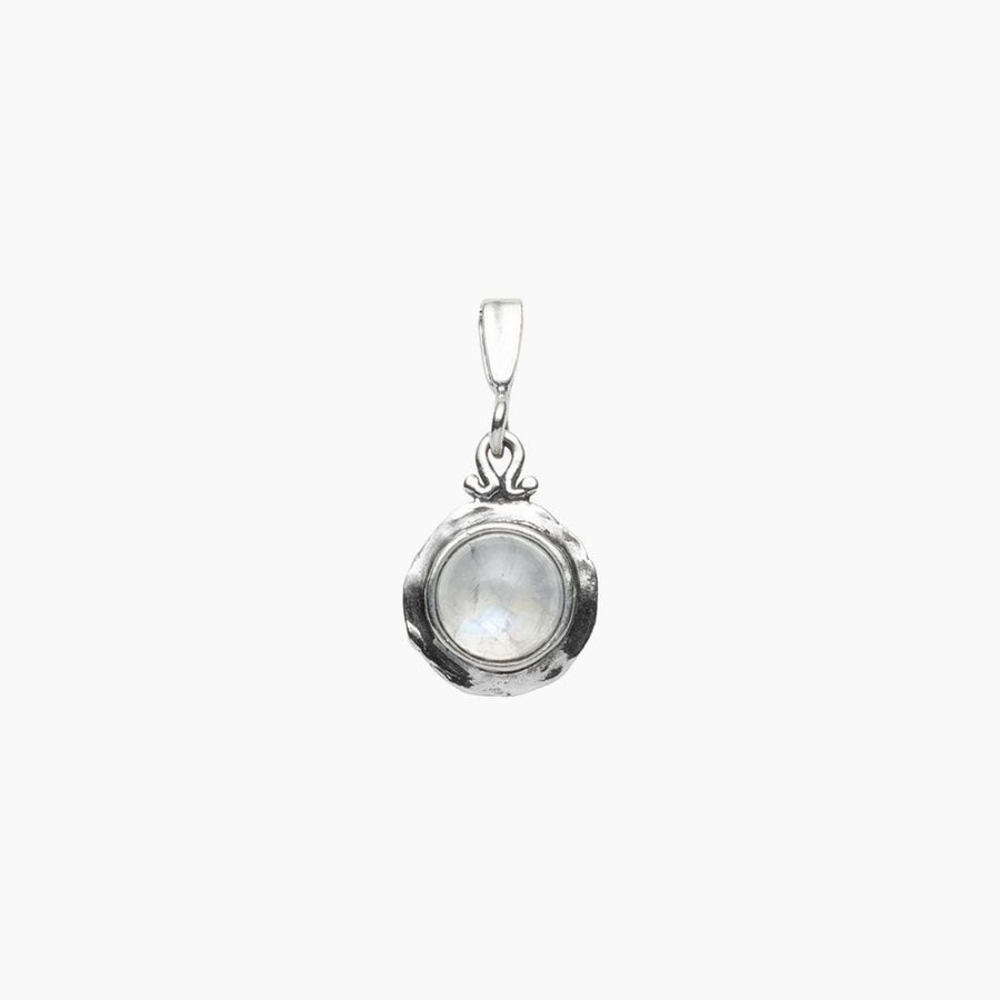 Moonstone Collection Pendants Moonstone Nested Sterling Silver Pendant
