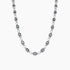 Mystic Necklaces Color / Blue Blue Mystic Quartz Oval Necklace in Sterling Silver