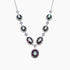 Mystic Necklaces Color / Purple / Green / Pink Mystic Quartz Oval Drop Statement Necklace with Amethyst