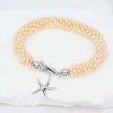 Ocean Collection Bracelets Freshwater Pearl Starfish Bracelet
