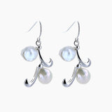 Ocean Collection Earrings White / Pearl Freshwater Pearl Branched Dangle Earrings