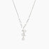 Ocean Collection Necklaces Freshwater Pearl & White Topaz Leaf Necklace