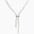 Ocean Collection Necklaces White / Pearl Freshwater Pearl Necklace with Adjustable White Topaz Accent Closure