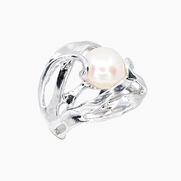Designer pearl ring hotsell