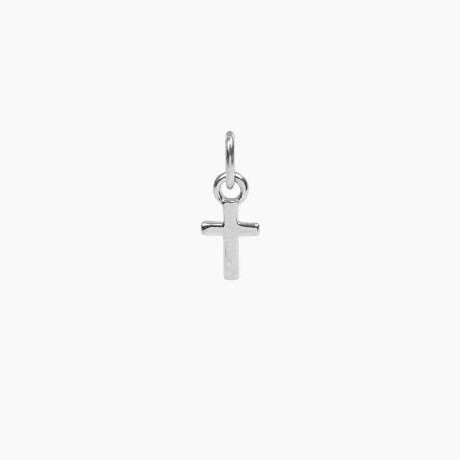 Roma Charm Collection Pendant Charm / Silver Roma Cross Charm (Silver)
